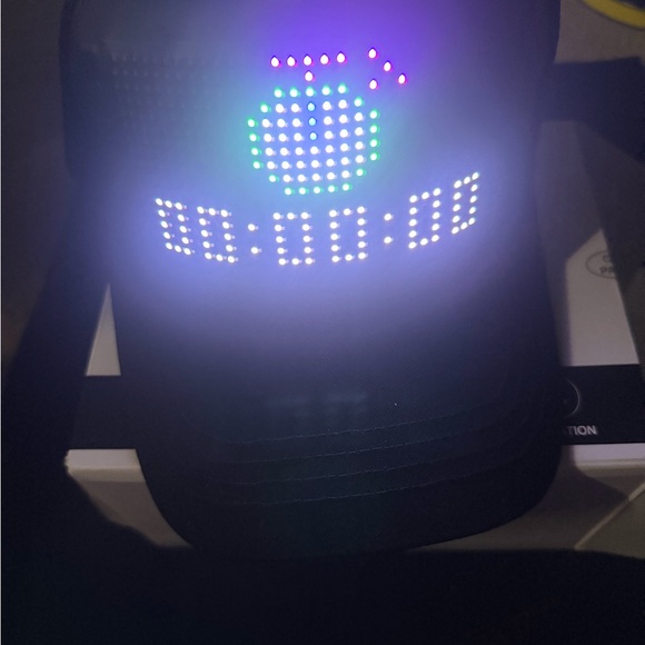 Black LED Hat - Picture 2 of 9